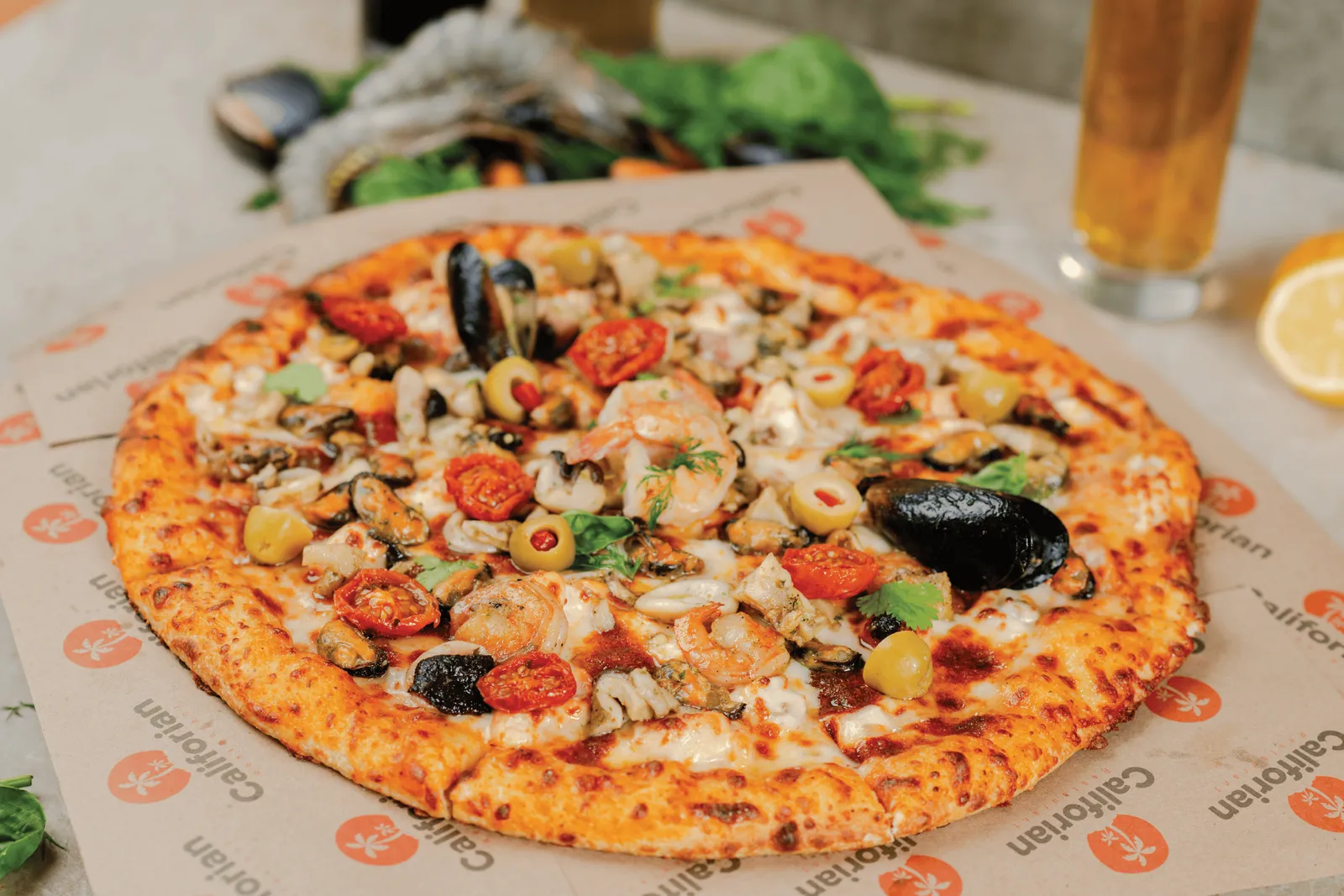 Deniz Ürün Pizza Aile
